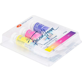 Краски акварельные Белые ночи Флора набор 3 цвета по 10 мл в тубах