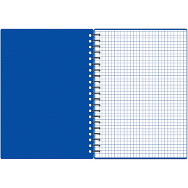 Бизнес-тетрадь Attache Economy А5 48 листов синяя в клетку на спирали (210х150 мм)