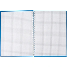 Бизнес-тетрадь Attache Economy А5 48 листов синяя в клетку на спирали (210х150 мм)