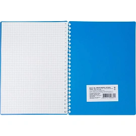 Бизнес-тетрадь Attache Economy А5 48 листов синяя в клетку на спирали (210х150 мм)
