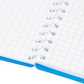 Бизнес-тетрадь Attache Economy А5 48 листов синяя в клетку на спирали (210х150 мм)