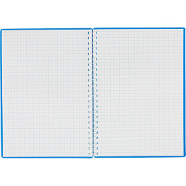 Бизнес-тетрадь Attache Economy А5 80 листов синяя в клетку на спирали (210х150 мм)