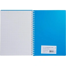 Бизнес-тетрадь Attache Economy А5 80 листов синяя в клетку на спирали (210х150 мм)