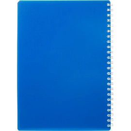 Бизнес-тетрадь Attache Economy А5 80 листов синяя в клетку на спирали (210х150 мм)