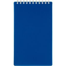 Блокнот Attache Economy 80 листов синий в клетку на спирали (100х170 мм)