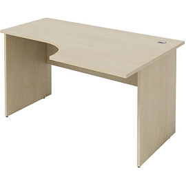 Стол эргономичный Рондо левый (береза, 1400х900х755 мм)