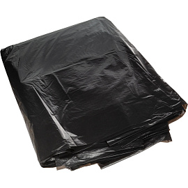 Мешки для мусора 180 л черные (ПВД мкм, 50 штук)