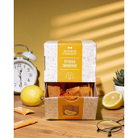 Печенье сдобное Деловой Стандарт Лимонное (100 штук по 4.5 г)