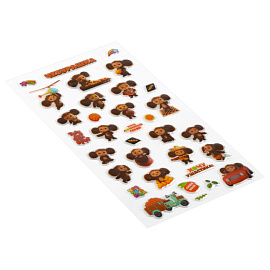 Наклейки гелевые Мульти-Пульти "Чебанаклейки", 22*10см, пакет европодвес