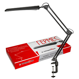 Светильник настольный Трансвит Гермес черный световой поток 700 лм