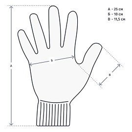 Перчатки рабочие защитные хлопковые/полиэфирные с ПВХ покрытием графит (точка, 6 нитей, 7 класс, универсальный размер, 200 пар в упаковке)