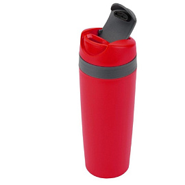 Термокружка Лайт 450 мл красная/темно-серая