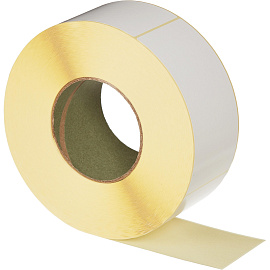 Термотрансферные этикетки 58х132 мм бумажные полуглянцевые (диаметр втулки 76 мм, 8 рулонов по 1000 этикеток)