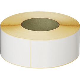 Термотрансферные этикетки 58х132 мм бумажные полуглянцевые (диаметр втулки 76 мм, 8 рулонов по 1000 этикеток)