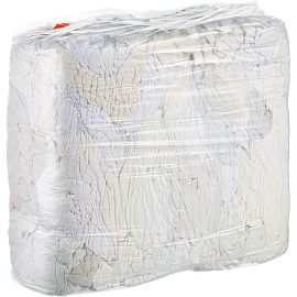 Ветошь трикотажная белая, 10 кг (размер лоскута 40x60 см)