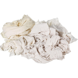 Ветошь трикотажная белая, 10 кг (размер лоскута 40x60 см)