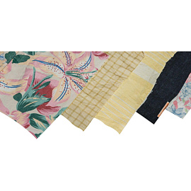 Ветошь хлопок цветная 10 кг (размер лоскута 40x60 см)