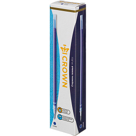 Стержень гелевый Crown Hi-Jell синий 138 мм (толщина линии 0.35 мм) фото Стержень гелевый Crown Hi-Jell синий 138 мм (толщина линии 0.35 мм)