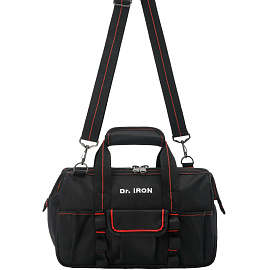 Сумка для инструмента с ремнем 36х15х23 Dr.IRON (DR1004) фото Сумка для инструмента с ремнем 36х15х23 Dr.IRON (DR1004)
