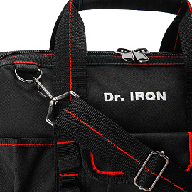 Сумка для инструмента с ремнем 36х15х23 Dr.IRON (DR1004) фото Сумка для инструмента с ремнем 36х15х23 Dr.IRON (DR1004)