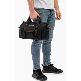 Сумка для инструмента с ремнем 36х15х23 Dr.IRON (DR1004) фото Сумка для инструмента с ремнем 36х15х23 Dr.IRON (DR1004)