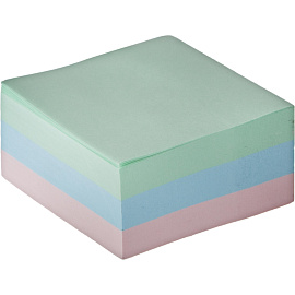 Стикеры Attache Simple 51х51 мм пастельные 3 цвета (1 блок на 300 листов)