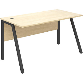 Стол прямой Рондо (береза/антрацит, 1380х750х750 мм)