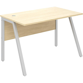 Стол прямой Рондо (береза/серый, 1180х750х750 мм)
