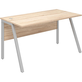 Стол прямой Рондо (дуб альпийский/серый, 1380х750х750 мм)