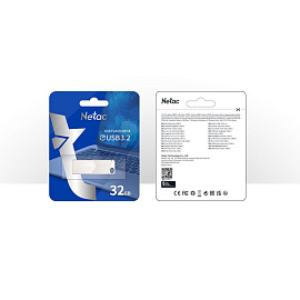 Флешка USB 3.2 32 ГБ Netac UM1 (NT03UM1N-032G-32PN)