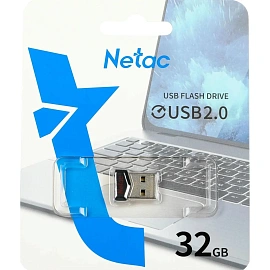 Флешка USB 2.0 32 ГБ Netac UM81 (NT03UM81N-032G-20BK)