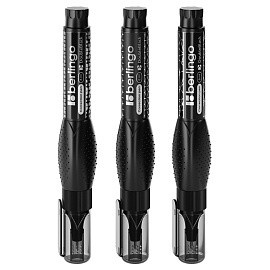 Корректирующий карандаш Berlingo "DoubleBlack", 08мл, металлический наконечник фото Корректирующий карандаш Berlingo "DoubleBlack", 08мл, металлический наконечник