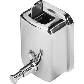 Дозатор для жидкого мыла механический Topfort металл 0.5 л фото Дозатор для жидкого мыла механический Topfort металл 0.5 л