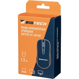 Мышь проводная ProMega jet/BigTech BT-JM-001/E-M002A чёрная