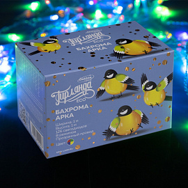 Гирлянда светодиодная Sima-land Бахрома-арка разноцветный свет 126 светодиодов (1х1 м)