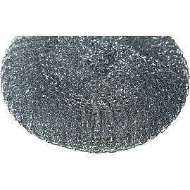 Губка-мочалка для посуды Luscan Professional металлическая 11x11 см 60 г фото Губка-мочалка для посуды Luscan Professional металлическая 11x11 см 60 г