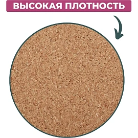 Доска пробковая 30x45 см Attache деревянная рамка навесное крепление