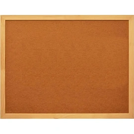 Доска пробковая 60x90 см Attache (Attache Economy) деревянная рамка навесное крепление