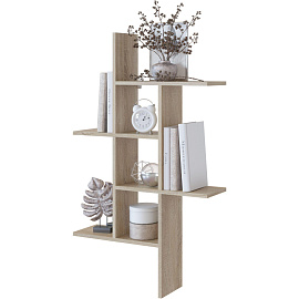 Полка настенная Сокол ПК-6 (дуб сонома, 1139х196х677 мм)