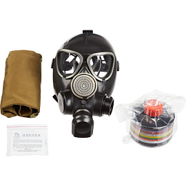 Противогаз гражданский фильтрующий Бриз-Кама Бриз-3306 с МГП A1B1E1K1SXHgP3 R D с маской Бриз-4303 категория 2