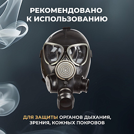 Противогаз гражданский фильтрующий Бриз-Кама Бриз-3306 с МГП A1B1E1K1SXHgP3 R D с маской Бриз-4303 категория 2