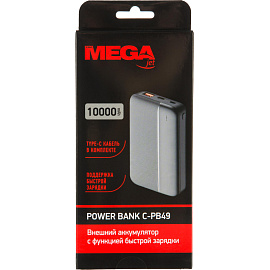 Внешний аккумулятор (power bank) ProMega jet 10000 мАч 20W чёрный (C-PB49BK)