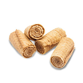 Вафли Семейка Озби вафельные рулетики со вкусом сгущенного молока 3 кг