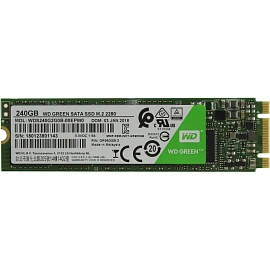 SSD накопитель WD Green 240Gb M.2 2280 SATA (WDS240G3G0B)