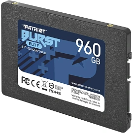 SSD накопитель Patriot Memory Burst Elite 960 ГБ (PBE960GS25SSDR)