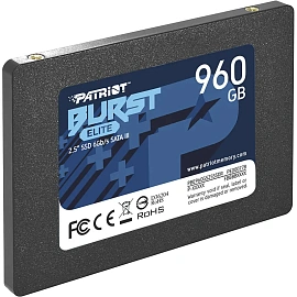 SSD накопитель Patriot Memory Burst Elite 960 ГБ (PBE960GS25SSDR)