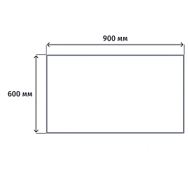 Стол прямой Комус Мебель Easy One LT 22/16 (дуб сонома, 900х600х740 мм)
