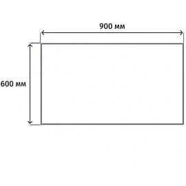 Стол прямой Комус Мебель Easy One LT 22/16 (дуб сонома, 900х600х740 мм)