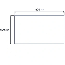 Стол прямой Easy to lead Easy One LT 22/16 (дуб сонома, 1400х600х740 мм)