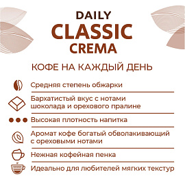 Кофе молотый Poetti Daily Classic Crema 250 г (вакуумная упаковка)